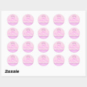 Roze Sparkle Princess Sticker (Vel)