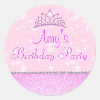 Roze Sparkle Princess Sticker
