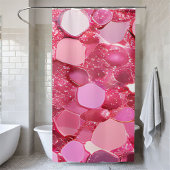 Roze Sparkle Sequin Douchegordijn