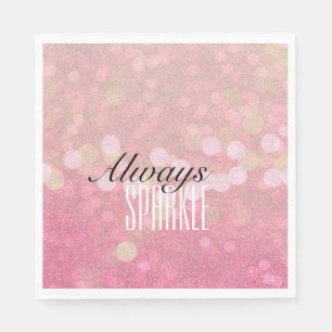 Roze Sparkle Servet