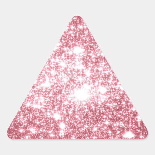 Roze Sparkle Sticker (Voorkant)