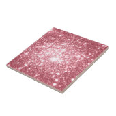 Roze Sparkle Tegeltje (Zijkant)