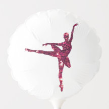 Roze Sparkly Ballerina dubbelzijdig