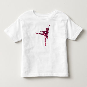 Roze Sparkly Ballerina Kinder Shirts