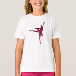 Roze Sparkly Ballerina T-shirt