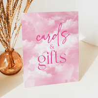 Roze Sparkly Clouds Kaarten & Geschenken