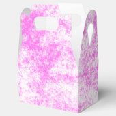 Roze spatten bedankdoosjes (Geopend)