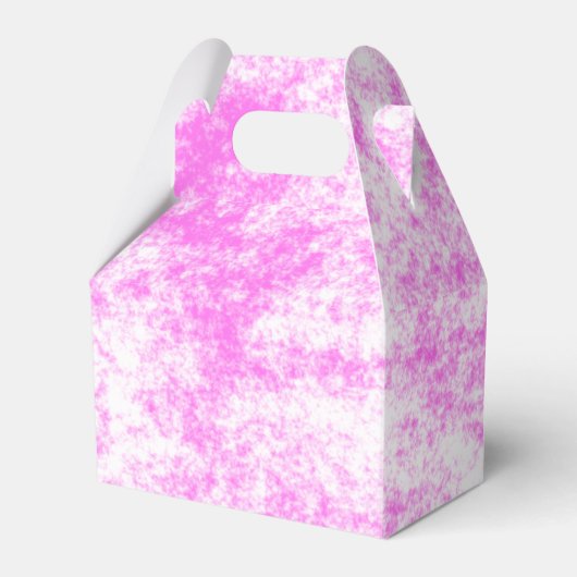 Roze spatten bedankdoosjes (Voorkant Zijde)