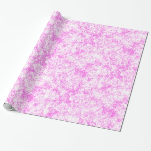 Roze spatten cadeaupapier (Uitgerold)