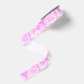 Roze spatten grosgrain lint (Achterkant)