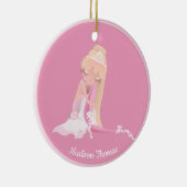 Roze, speciaal ontworpen ballet danseres Ornament (Rechts)