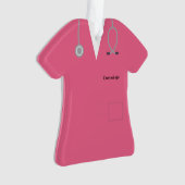 Roze, speciaal ontworpen medische kruiden Noveley  Ornament (voorkant)