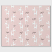 Roze, speciaal voor kerstmis ontworpen papier (Vlak)