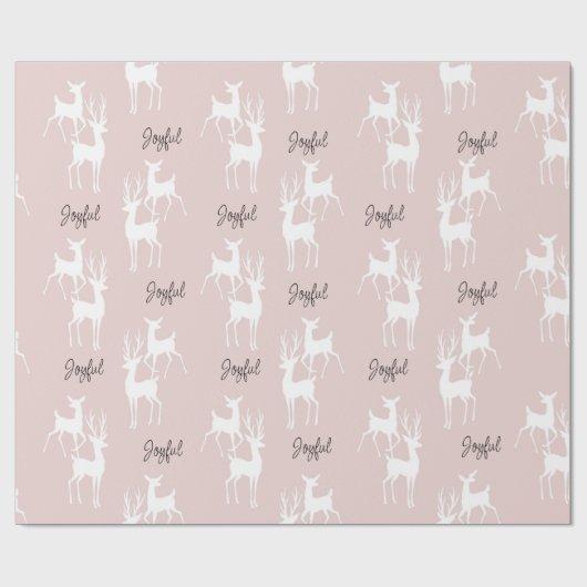 Roze, speciaal voor kerstmis ontworpen papier (Vlak)