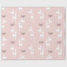 Roze, speciaal voor kerstmis ontworpen papier