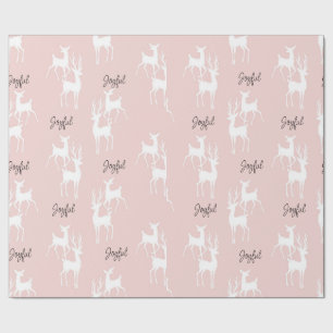 Roze, speciaal voor kerstmis ontworpen papier