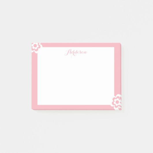 Roze, speciaal voor Post-it® notes ontworpen venti (Voorkant)