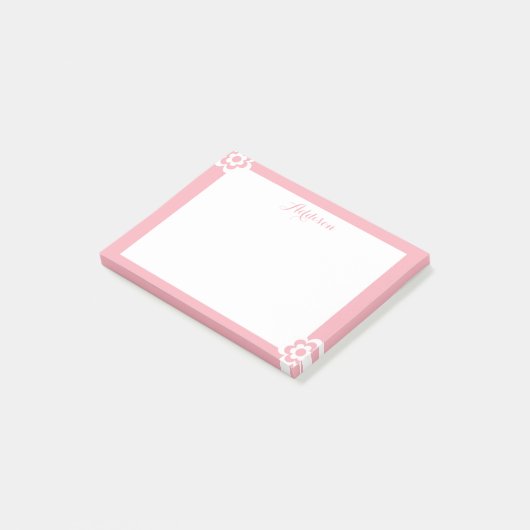 Roze, speciaal voor Post-it® notes ontworpen venti (Schuin)