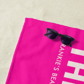 Roze, speciaal voor slogan keukenhanddoek strandlaken (In situ)