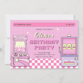 Roze spel arcade  kaart