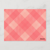 Roze speldenaantal "8" Typografie Banner Kaart (Achterkant)