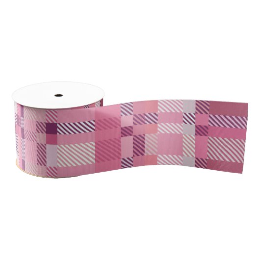 Roze speldenband 3-inch breedkorrel grosgrain lint (Spoel)