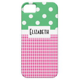 Roze speldenband en pooldijen V2 Case-Mate iPhone Case