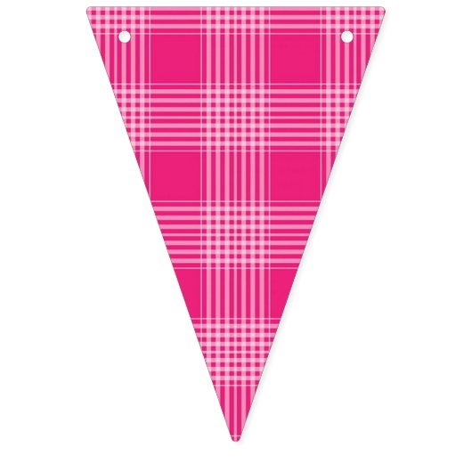 Roze speldenband is een meisje Baby shower dat ron Vlaggetjes (Eerste vlag)