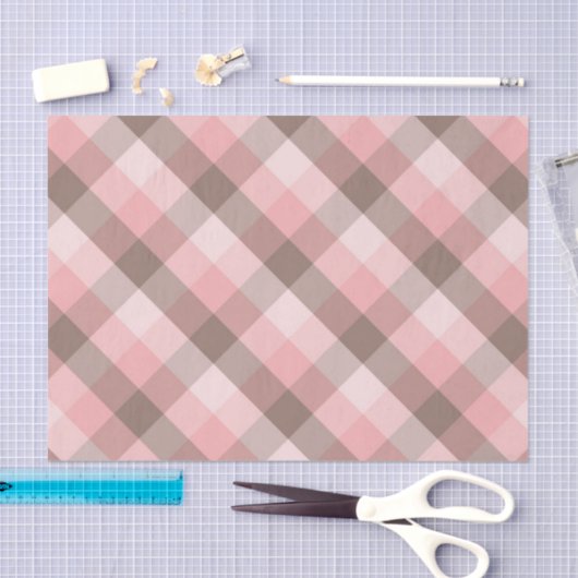 Roze speldenband. tissuepapier (Craft)