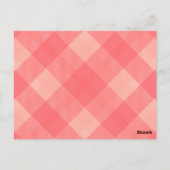 Roze speldenbrief "I" Typografie banner Kaart (Achterkant)