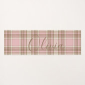 Roze speldenbruine Waterverf Yogamat (Achterkant (horizontaal))