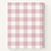 Roze speldenhandboek Aangepaste naam Notitieboek (Achterkant)