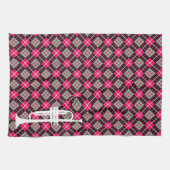 Roze speldenknop theedoek (Horizontaal)