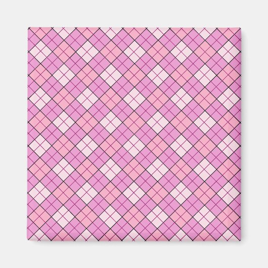 Roze speldenmagneet magneet (Voorkant)