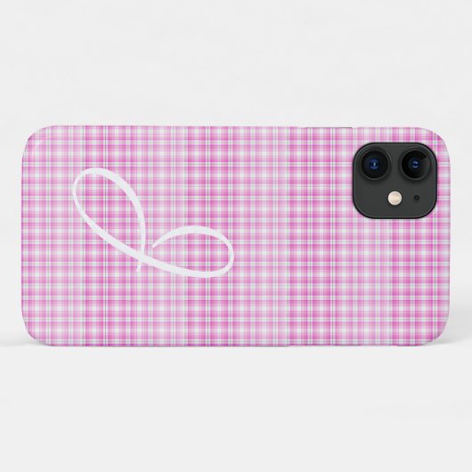  roze speldenpakket met Monogram iPhone-case Case-Mate iPhone Case (Achterkant (horizontaal))