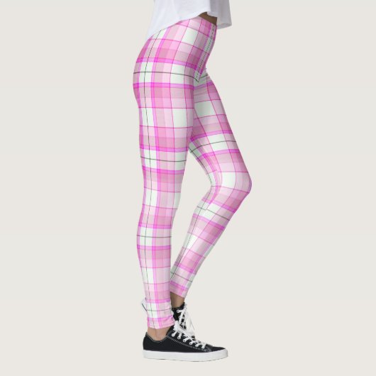 Roze speldenpatroon leggings (Rechts)