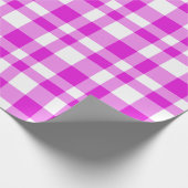 Roze speldenroze cadeaupapier (Hoek)