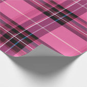 Roze speldenroze cadeaupapier (Hoek)