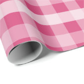 Roze speldenroze cadeaupapier (Rol Hoek)