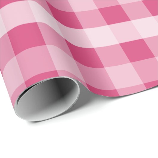 Roze speldenroze cadeaupapier (Rol Hoek)