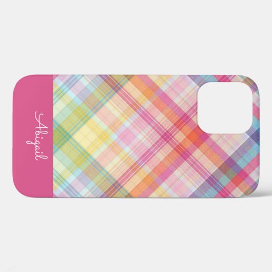 Roze speldenroze Case-Mate iPhone case (Achterkant (horizontaal))