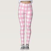 Roze speldenroze leggings (Voorkant)