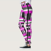 Roze speldenroze leggings (Links)