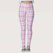Roze speldenroze leggings (Voorkant)