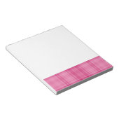 Roze speldenroze notitieblok (Schuin)