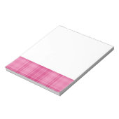 Roze speldenroze notitieblok (Linkerzijde)