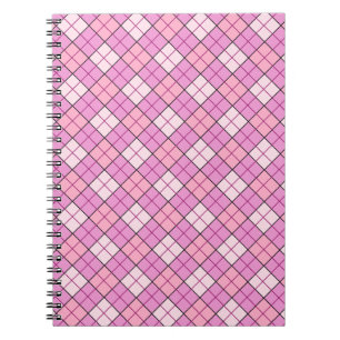 Roze speldenroze notitieboek