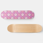 Roze speldenroze persoonlijk skateboard (Horizontaal)