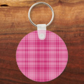 Roze speldenroze sleutelhanger (Voorkant)