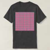 Roze speldenroze t-shirt (Design voorkant)